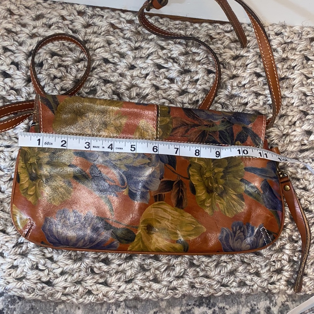 Patricia Nash Floral Leather Crossbody bag - Picture 13 of 14